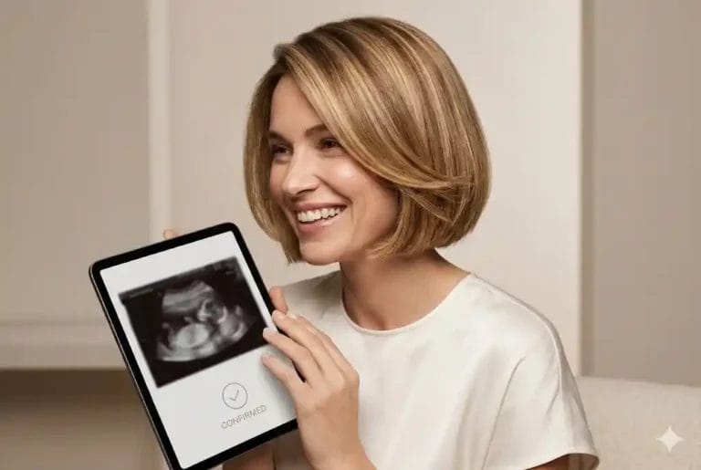 امراء سعيدة لانها حامل في اسبوعها الاول