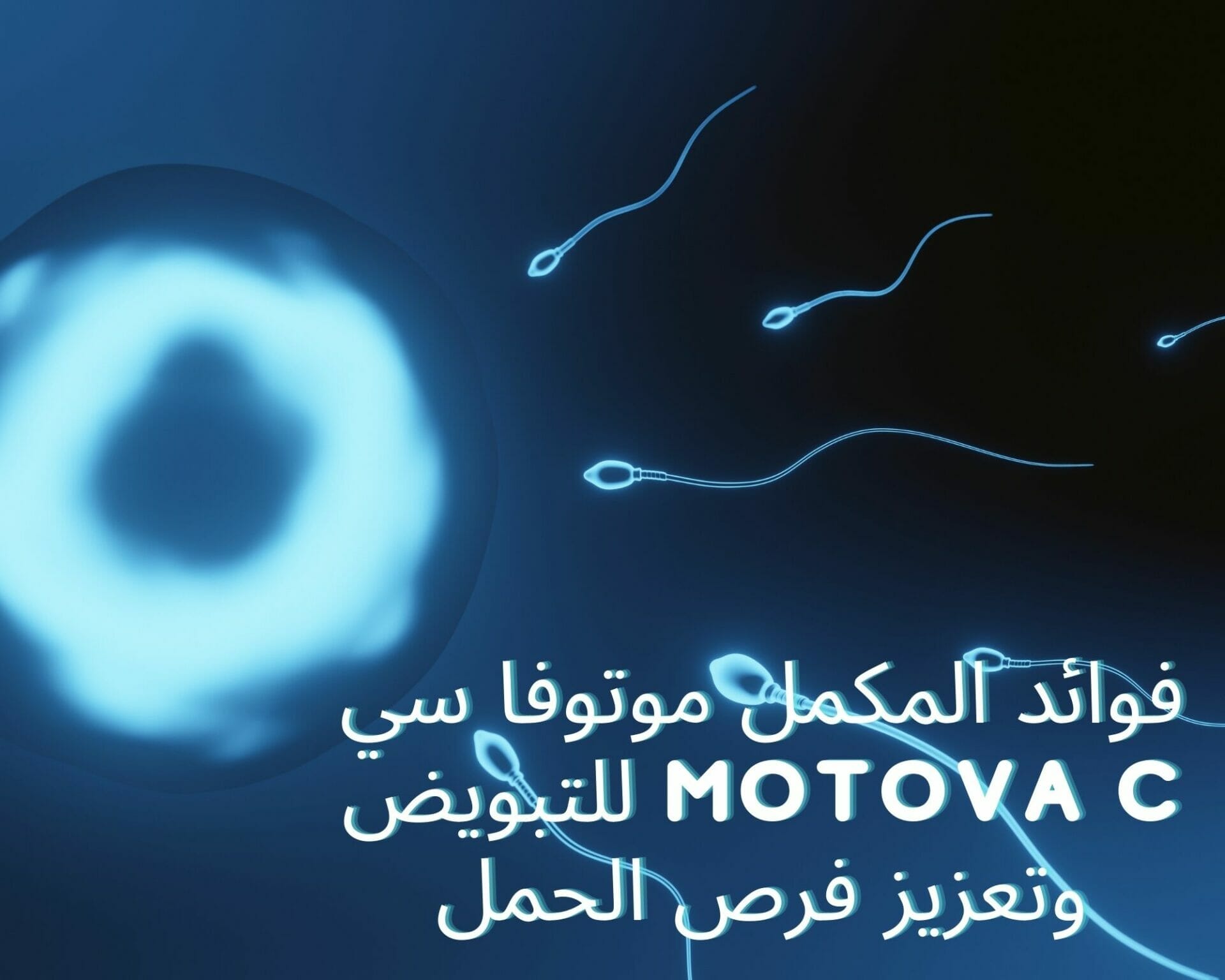 فوائد المكمل موتوفا سي Motova C للتبويض وتعزيز فرص الحمل
